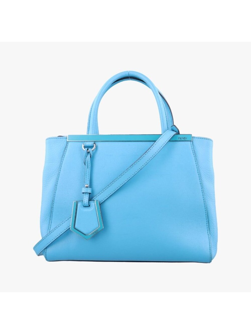 Fendi Petit Toujours Blue Leather
